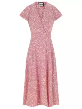 Платье хлопковое в горох