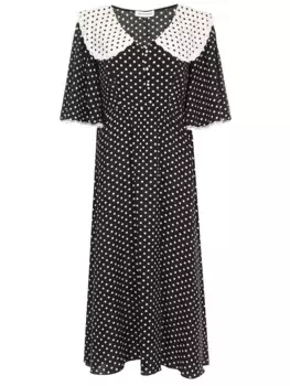 Платье хлопковое в горох