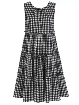 Платье хлопковое в клетку