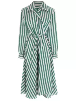 Платье хлопковое в полоску