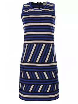 Платье хлопковое в полоску LANVIN