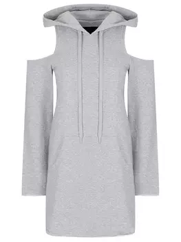 Платье-худи хлопковое KENDALL+KYLIE