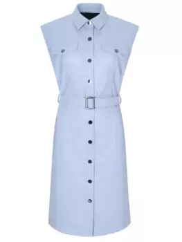Платье из экокожи