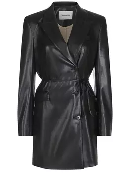 Платье из экокожи NANUSHKA