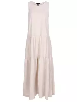 Платье из хлопка и льна