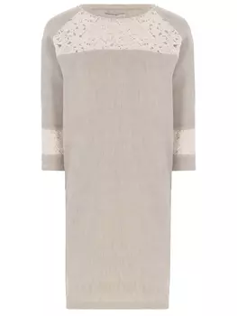 Платье из хлопка и льна SFIZIO