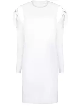 Платье из хлопка и шелка CELINE