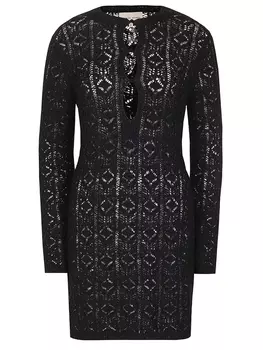 Платье из хлопка и шелка LOULOU STUDIO