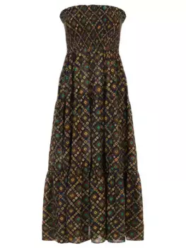 Платье из хлопка и вискозы