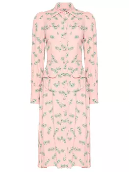 Платье из хлопка и вискозы ANIKA KERIMOVA