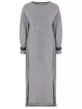 Платье из кашемира и хлопка AGNONA