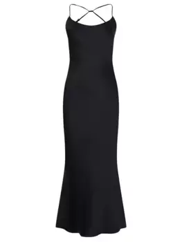 Платье из сатина