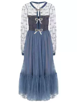 Платье из сетки