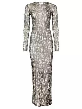 Платье из сетки SAINT LAURENT