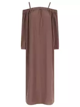 Платье из шелка и хлопка BALLANTYNE