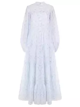 Платье из шелка и хлопка