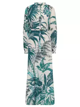 Платье из шелка и хлопка