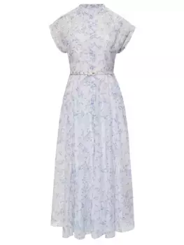 Платье из шелка и хлопка Gerbera