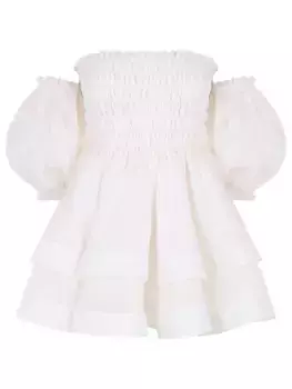 Платье из шелка и льна Amaryllis