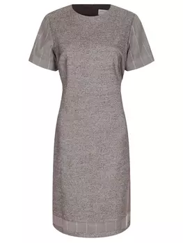 Платье из шелка и шерсти TOMBOLINI