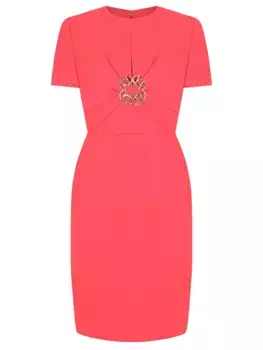 Платье из шелка и вискозы