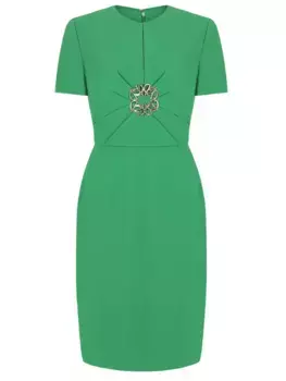 Платье из шелка и вискозы