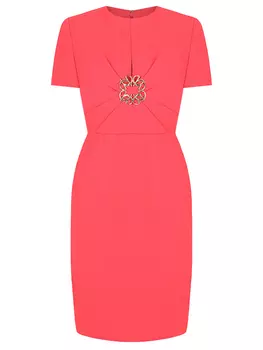 Платье из шелка и вискозы ELIE SAAB