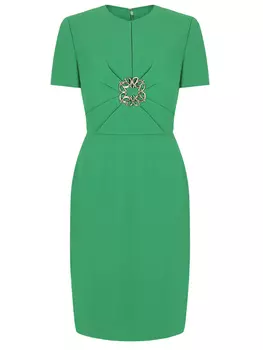 Платье из шелка и вискозы