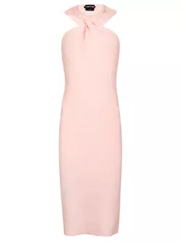 Платье из шерсти и шелка TOM FORD