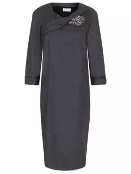 Платье из шерсти и вискозы GIORGIO GRATI