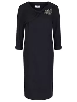 Платье из шерсти и вискозы GIORGIO GRATI