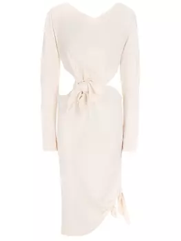 Платье из шерсти и вискозы KHAITE