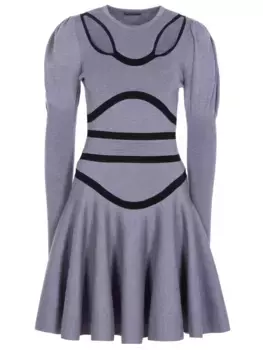 Платье из тонкой шерсти