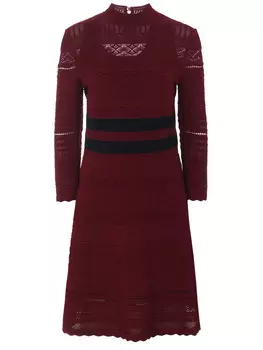 Платье из вискозы ALEXANDER MCQUEEN
