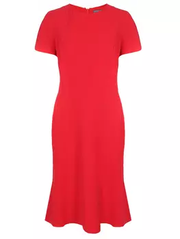 Платье из вискозы ALEXANDER MCQUEEN