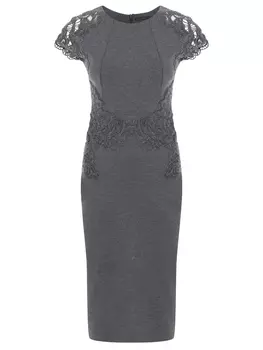 Платье из вискозы ERMANNO SCERVINO