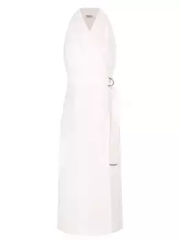 Платье из вискозы и льна