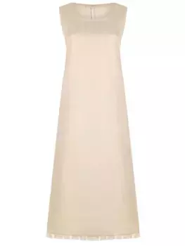 Платье из вискозы и льна