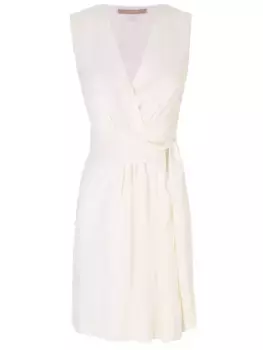 Платье из вискозы и льна