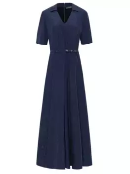 Платье из вискозы и шелка