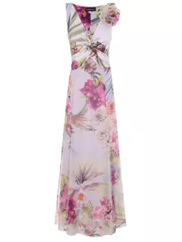 Платье из вискозы и шелка DANIELA DREI