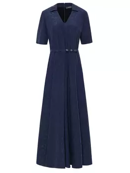 Платье из вискозы и шелка FREE AGE