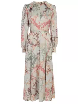 Платье из вискозы с принтом