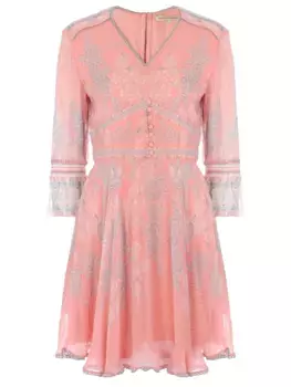 Платье из вискозы с принтом