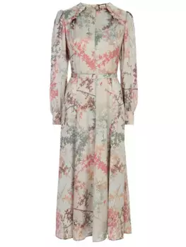 Платье из вискозы с принтом