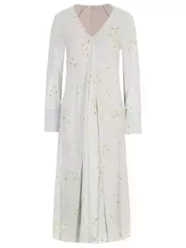 Платье из вискозы с принтом