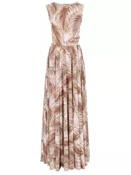 Платье из вискозы с принтом