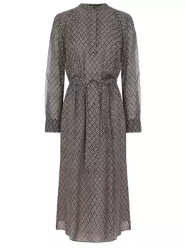 Платье из вискозы с принтом