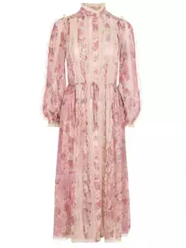 Платье из вискозы с принтом