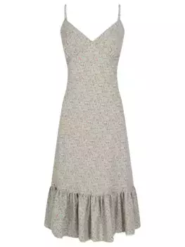 Платье из вискозы с принтом